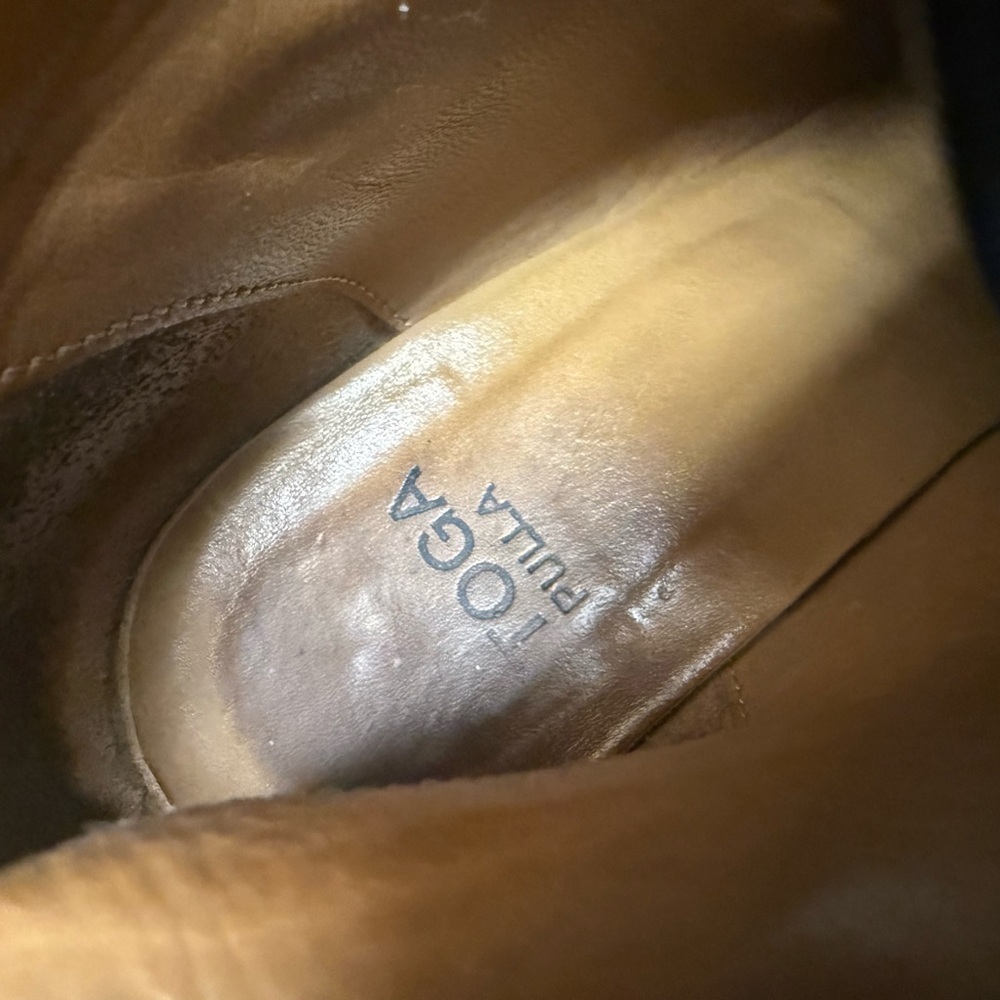 TOGA Pulla 37.5 (7-7.5) EUC Stud Boots with western sewn detail and metal heel - Picture 7 of 15